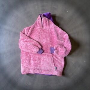 Cozy Pink and Purple Kids Hoodie